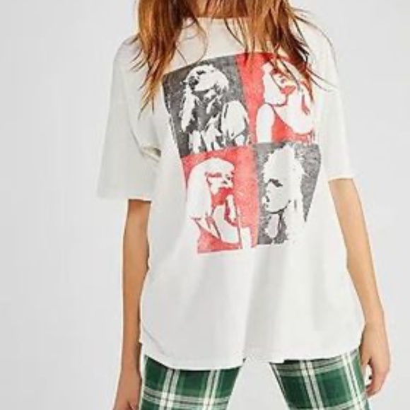 Free People Tops - Daydreamer x Free People Blondie Oversize Graphic Tee Size Large